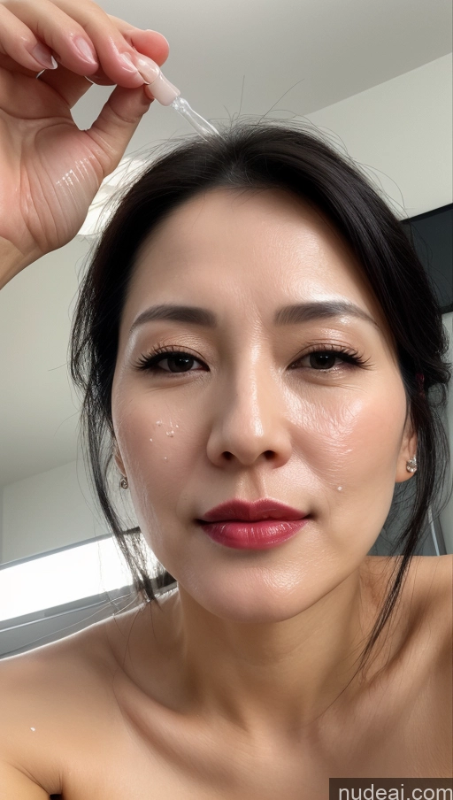 related ai porn images free for Woman One Small Tits Beautiful Lipstick Fairer Skin 40s Black Hair Korean Close-up View Cumshot