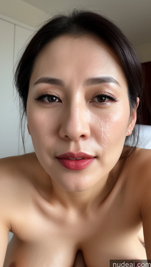related ai porn images free for Woman One Small Tits Beautiful Lipstick Fairer Skin 40s Black Hair Korean Close-up View Cumshot