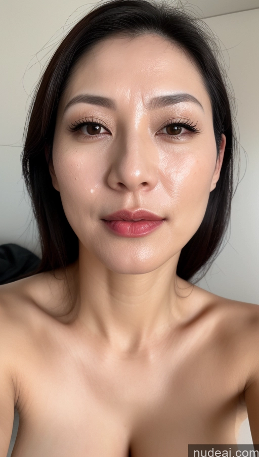 related ai porn images free for Woman One Small Tits Beautiful Lipstick Fairer Skin 40s Black Hair Korean Close-up View Cumshot