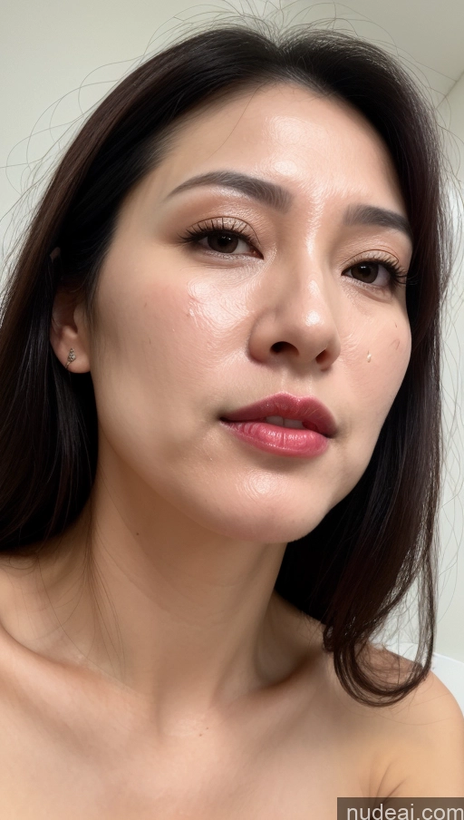 related ai porn images free for Woman One Small Tits Beautiful Lipstick Fairer Skin 40s Black Hair Korean Close-up View Cumshot