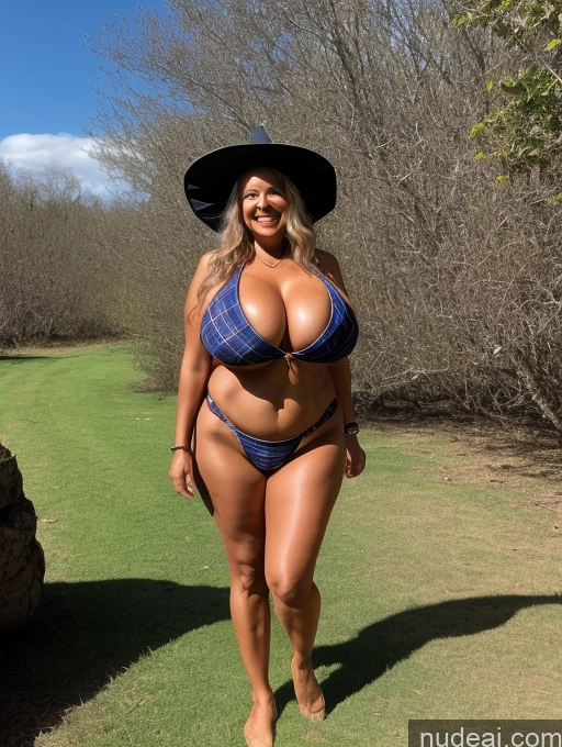 related ai porn images free for One Busty Huge Boobs Thick Tanned Skin Front View Microkini Thong Laughing Lumberjack 60s Native American Witch