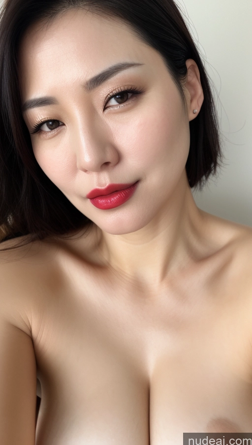 related ai porn images free for Woman One Perfect Boobs Beautiful Lipstick Fairer Skin 40s Black Hair Korean Close-up View Slicked