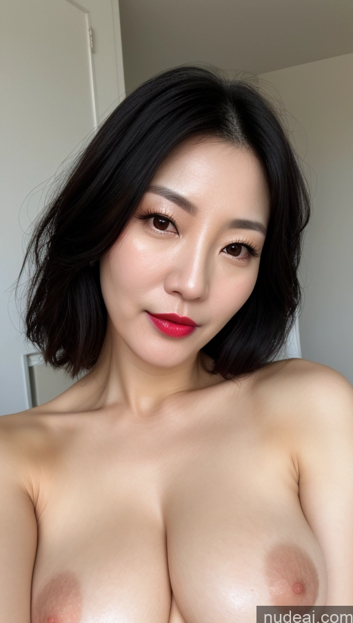 related ai porn images free for Woman One Perfect Boobs Beautiful Lipstick Fairer Skin 40s Black Hair Korean Close-up View