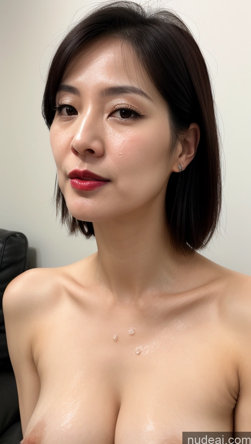 related ai porn images free for Woman One Small Tits Beautiful Lipstick Fairer Skin 40s Black Hair Korean Close-up View Cumshot