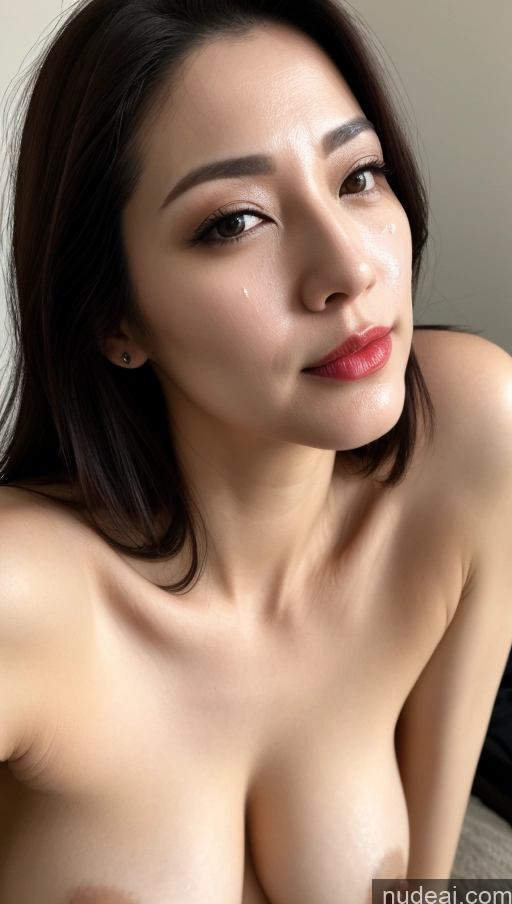 related ai porn images free for Woman One Small Tits Beautiful Lipstick Fairer Skin 40s Black Hair Korean Close-up View Cumshot Detailed