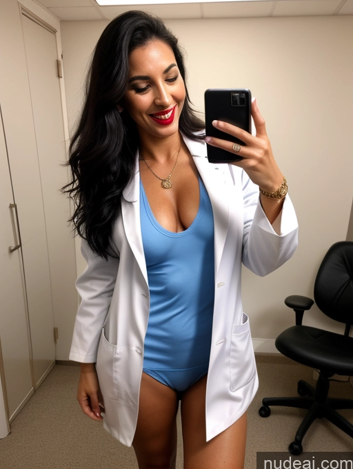 related ai porn images free for Woman One Perfect Boobs Tanned Skin Pubic Hair Short Perfect Body Lipstick 30s Laughing Long Hair Black Hair Latina Front View Blowjob Lab Coat Doctor Jewelry
