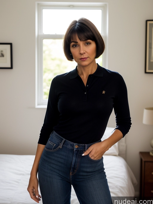 related ai porn images free for 50s Czech Busty Small Ass Serious Black Hair Short Hair Bedroom Jeans Shirt Polo Detailed