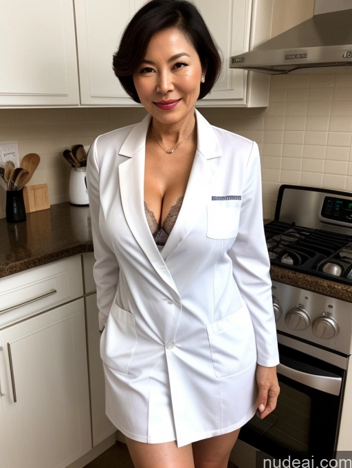 related ai porn images free for Milf Two Busty Perfect Boobs Beautiful Perfect Body 70s Kitchen Bra Doctor Lab Coat Stylish Suit Detailed Sexy Face Partially Nude Jacket Pixie Chinese