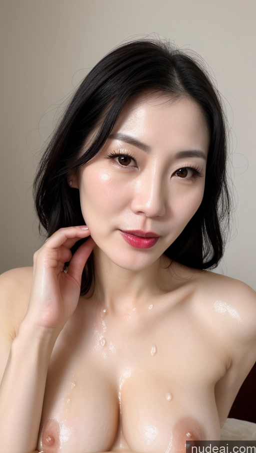 related ai porn images free for Woman One Lipstick Fairer Skin Beautiful Korean Perfect Boobs 40s Black Hair Cumshot