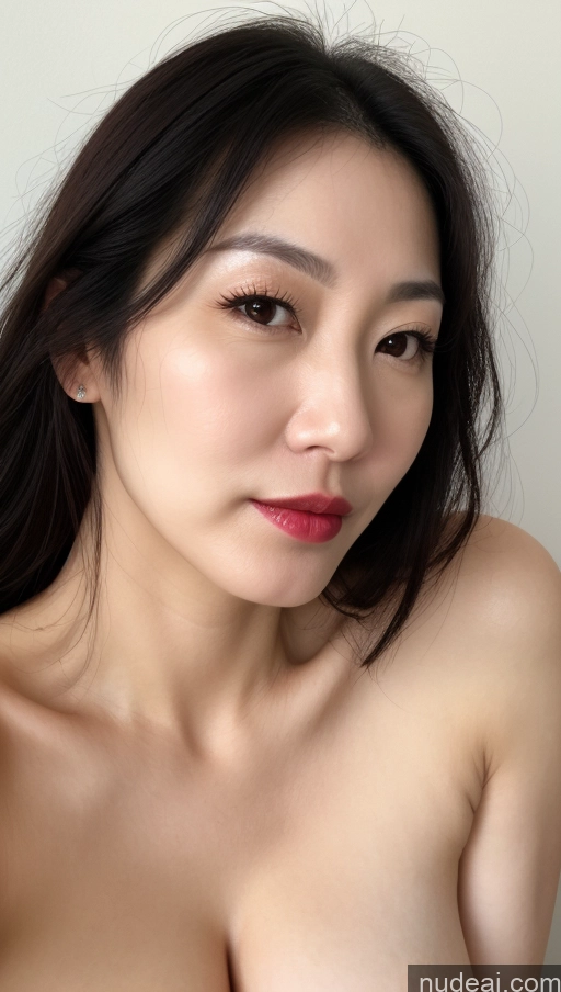 related ai porn images free for Woman One Perfect Boobs Beautiful Lipstick Fairer Skin 40s Black Hair Korean Close-up View