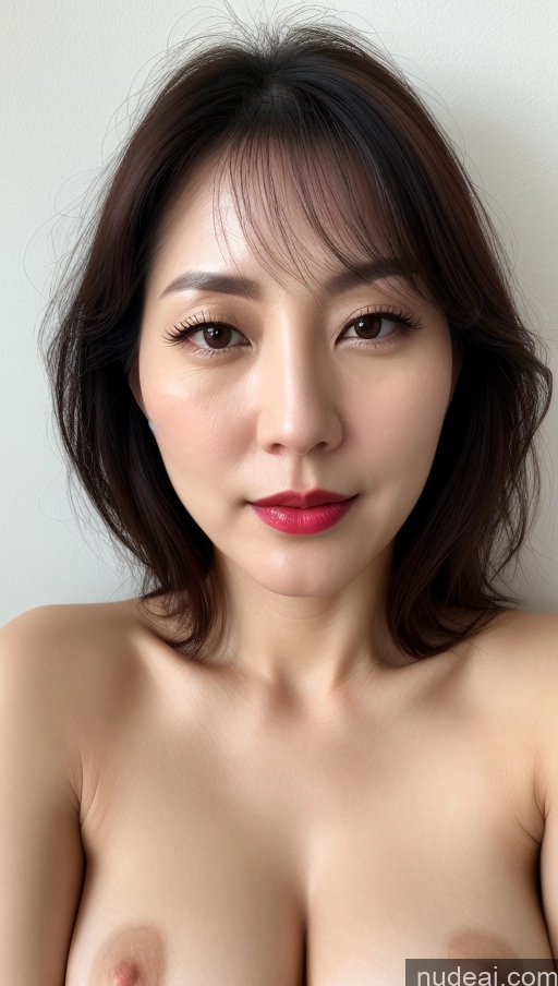 related ai porn images free for Woman One Beautiful Lipstick 40s Black Hair Korean Fairer Skin Perfect Boobs Close-up View