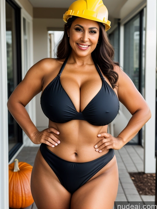 related ai porn images free for One Busty Huge Boobs Thick Tanned Skin Egyptian Front View Microkini Thong Laughing Construction Worker 70s Halloween Witch