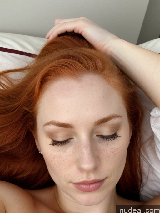 related ai porn images free for Sorority Busty Short Fairer Skin 20s Seductive Ginger Irish Sleeping Nude Close-up View