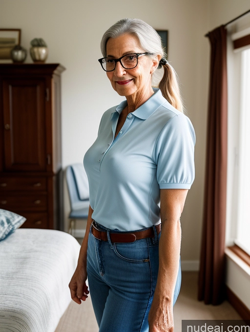 related ai porn images free for 80s Czech Skinny Busty Glasses Ponytail Blouse Polo Jeans Detailed Bedroom Professor Close-up View Working Out