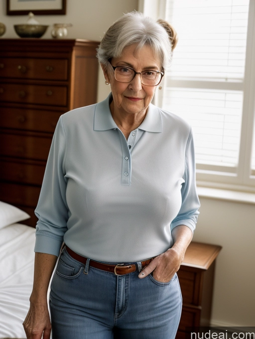 related ai porn images free for 80s Czech Skinny Busty Glasses Ponytail Blouse Polo Jeans Detailed Bedroom Professor Close-up View