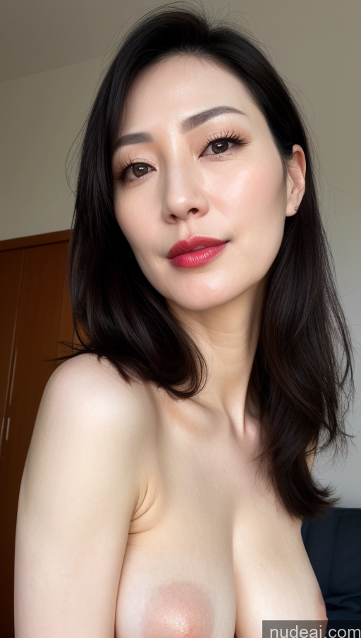 related ai porn images free for Woman One Lipstick 40s Black Hair Korean Fairer Skin Perfect Boobs Close-up View Beautiful