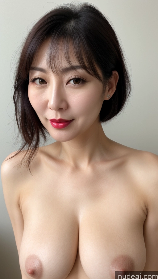 related ai porn images free for Woman One Perfect Boobs Beautiful Lipstick Fairer Skin 40s Black Hair Korean Close-up View