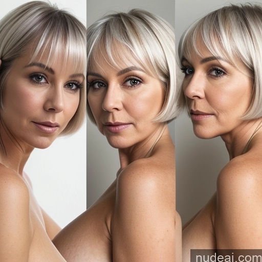 related ai porn images free for Several Huge Boobs 70s White Hair Short Hair Front View