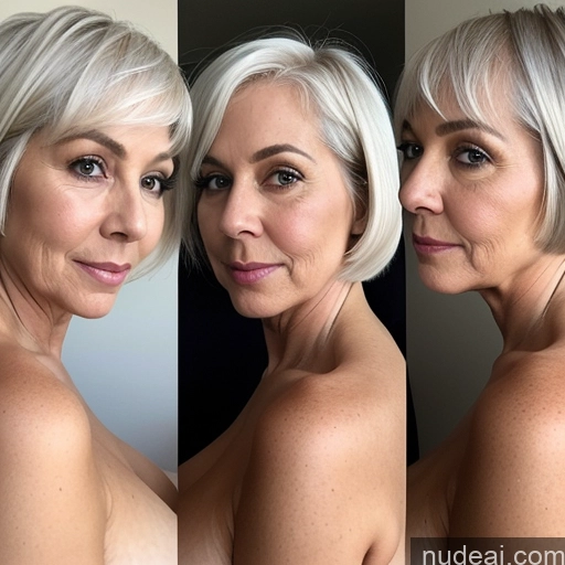 related ai porn images free for Several Huge Boobs 70s White Hair Short Hair Front View