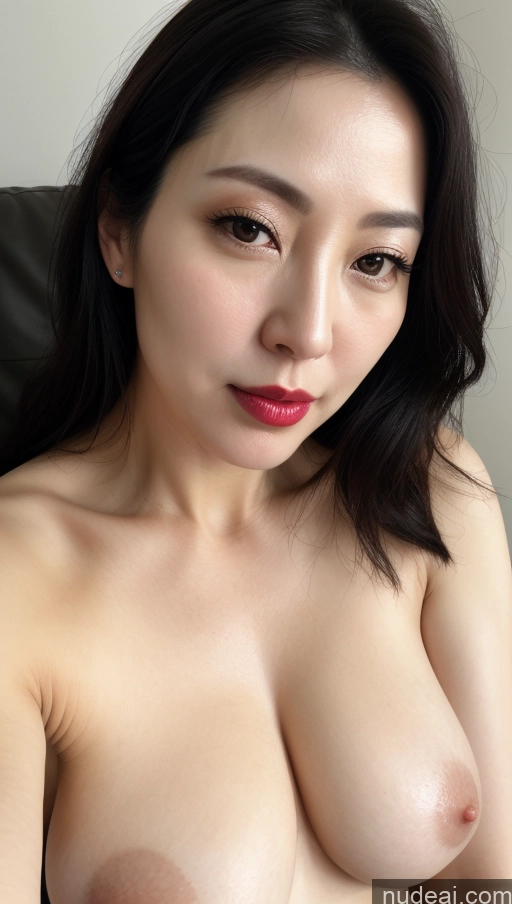 related ai porn images free for One Lipstick Fairer Skin 40s Black Hair Korean Close-up View Woman Perfect Boobs Beautiful
