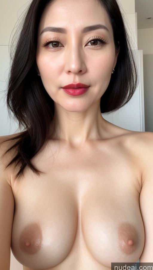 related ai porn images free for One Lipstick Fairer Skin 40s Black Hair Korean Close-up View Woman Perfect Boobs Beautiful