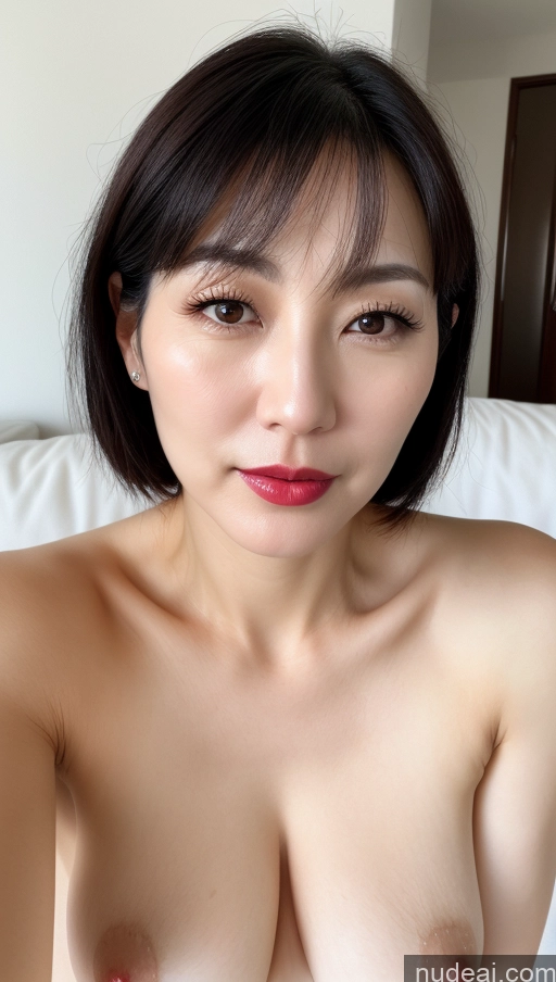 related ai porn images free for One Lipstick Fairer Skin 40s Black Hair Korean Close-up View Woman Perfect Boobs Beautiful