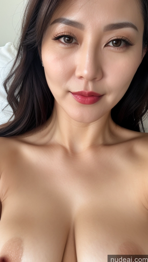 related ai porn images free for Woman One Perfect Boobs Beautiful Lipstick Fairer Skin 40s Black Hair Korean Close-up View