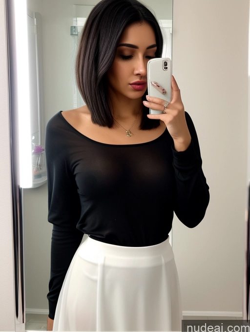 related ai porn images free for Woman One Small Tits 18 Pouting Lips Black Hair Short Hair Indian Mirror Selfie Bathroom Close-up View Cumshot Transparent Long Skirt Jewelry Bright Lighting Detailed