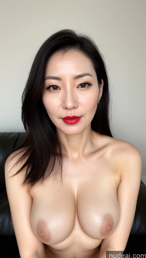 related ai porn images free for Woman One Perfect Boobs Beautiful Lipstick Fairer Skin 40s Black Hair Korean Close-up View