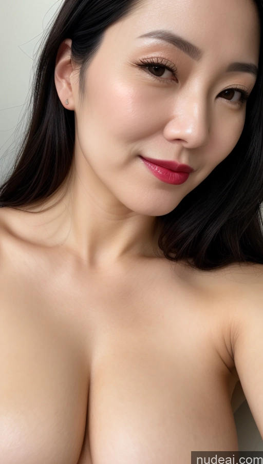 related ai porn images free for Woman One Perfect Boobs Beautiful Lipstick Fairer Skin 40s Black Hair Korean Close-up View