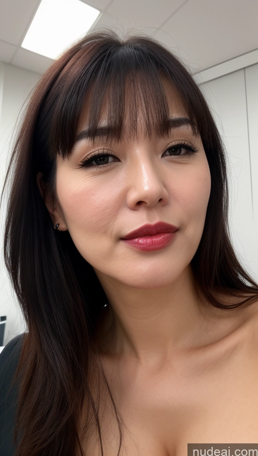 related ai porn images free for Woman One Lipstick Fairer Skin 40s Black Hair Korean Close-up View Cumshot Office Perfect Boobs Bangs Detailed