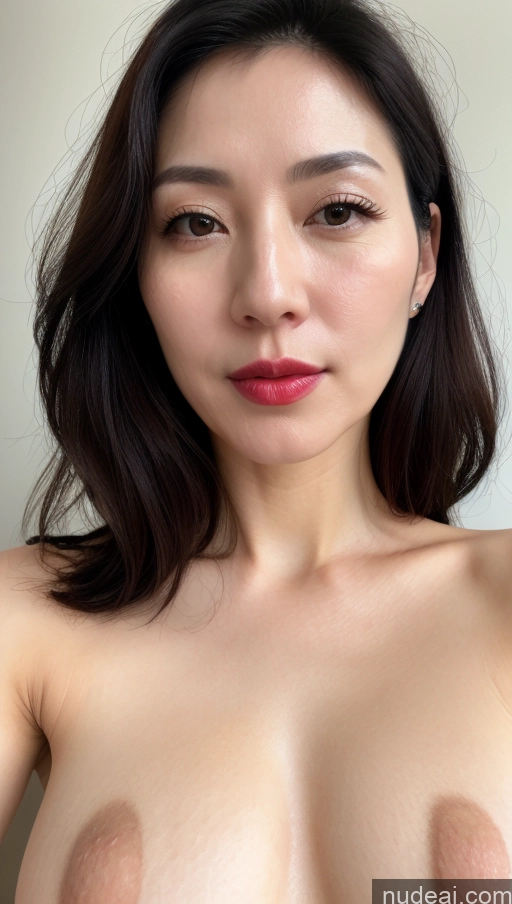 related ai porn images free for Woman One Lipstick Fairer Skin 40s Black Hair Korean Beautiful Perfect Boobs Close-up View