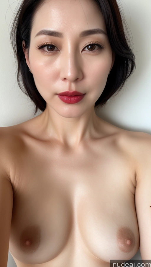 related ai porn images free for Woman One Lipstick Fairer Skin 40s Black Hair Korean Beautiful Perfect Boobs Close-up View