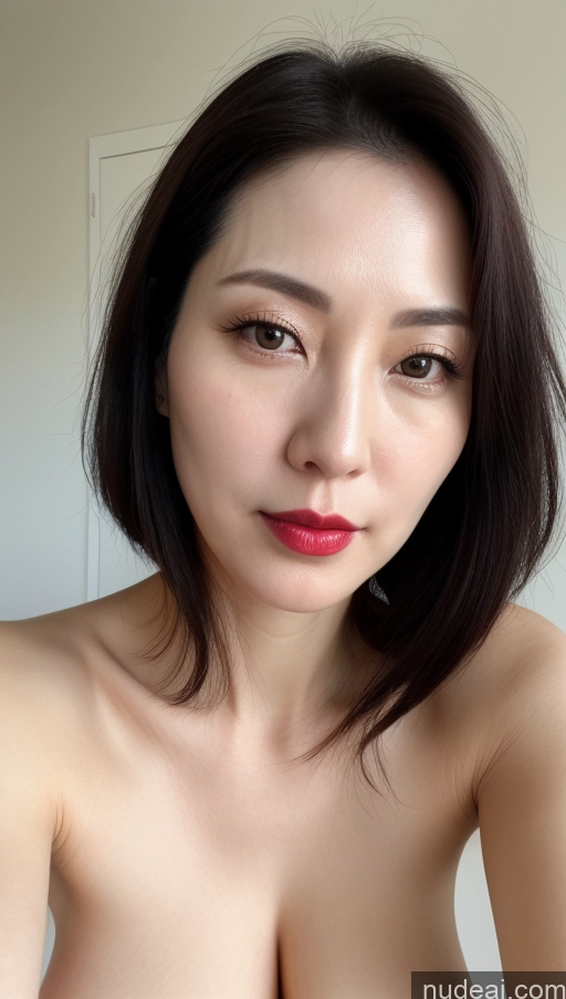 related ai porn images free for Woman One Lipstick Fairer Skin 40s Black Hair Korean Beautiful Perfect Boobs Close-up View