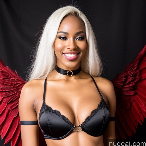 related ai porn images free for Miss Universe Model Small Tits Perfect Body 30s Ahegao Happy African White Hair Devil Choker Angel Hell