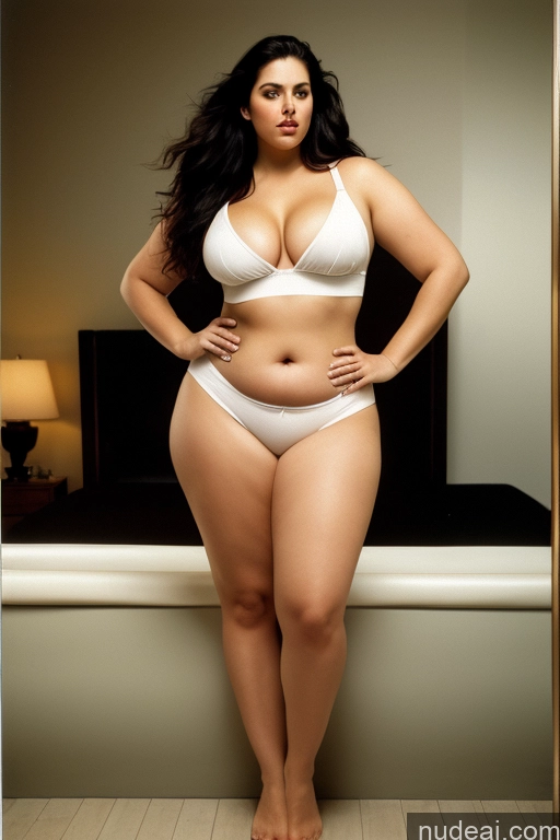 related ai porn images free for One Thick Chubby Fat 30s Seductive Black Hair Middle Eastern Film Photo Front View Bright Lighting Detailed Crop Top Cleavage Fairer Skin Long Hair