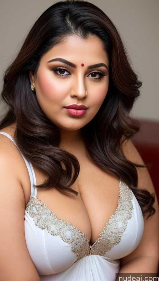 related ai porn images free for One Front View Bright Lighting Detailed Skin Detail (beta) Woman Busty Thick Chubby Fat 30s Pouting Lips Persian Salwar