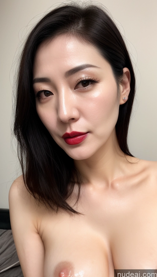 related ai porn images free for Woman One Lipstick Fairer Skin 40s Korean Beautiful Perfect Boobs Black Hair Cumshot