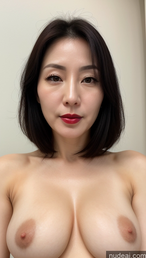related ai porn images free for Woman One Lipstick Fairer Skin 40s Korean Beautiful Perfect Boobs Black Hair Close-up View