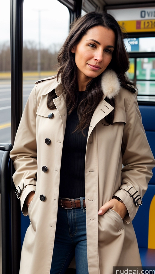 related ai porn images free for Woman One Pubic Hair Skin Detail (beta) Detailed 30s White Bus Trench Coat