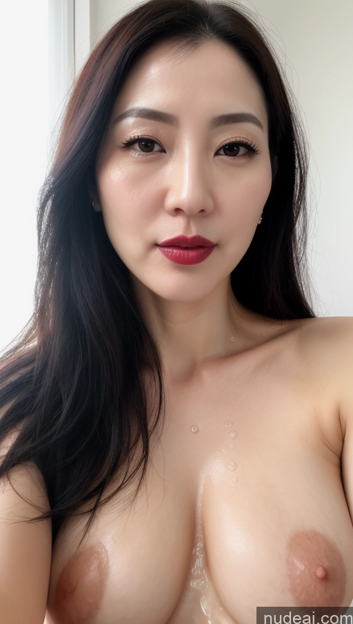 related ai porn images free for Woman One Lipstick Fairer Skin 40s Korean Beautiful Perfect Boobs Black Hair Cumshot