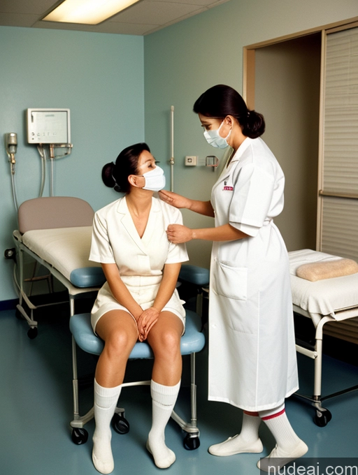 related ai porn images free for Woman Bobcut Japanese Hospital Face Mask High Socks Lab Coat Cleavage Massage Nurse Hairy Women Busty Perfect Boobs Two Detailed Pubic Hair 20s 60s Small Tits