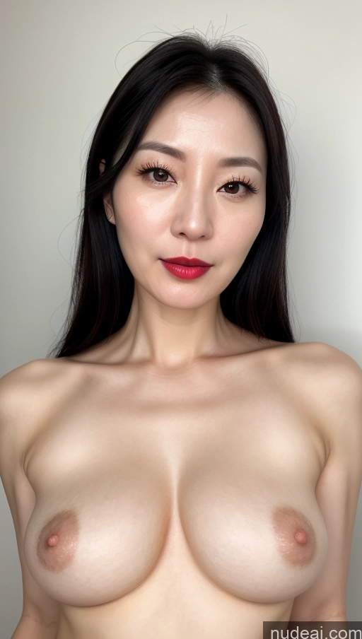 related ai porn images free for Woman One Lipstick Fairer Skin 40s Korean Beautiful Perfect Boobs Black Hair Close-up View