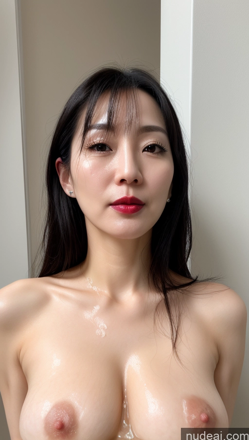 related ai porn images free for Woman One Lipstick Fairer Skin 40s Korean Beautiful Perfect Boobs Black Hair Cumshot