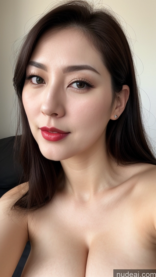 related ai porn images free for Woman One Beautiful Fairer Skin 30s Black Hair Korean Close-up View Perfect Boobs Lipstick Busty