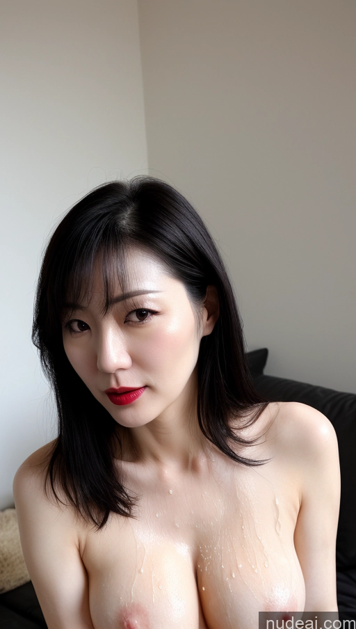 related ai porn images free for Woman One Beautiful Fairer Skin Black Hair Korean Perfect Boobs Lipstick 40s Cumshot