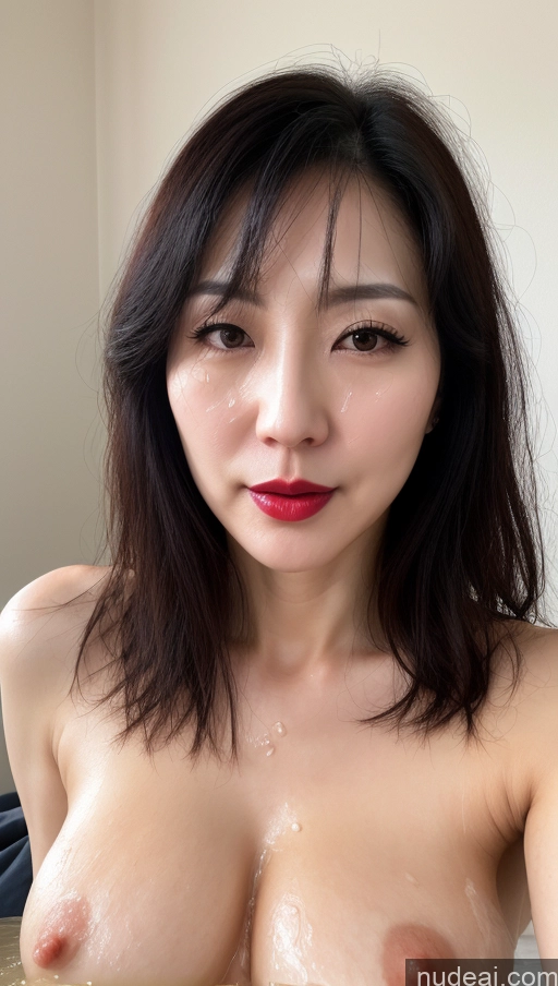 related ai porn images free for Woman One Beautiful Fairer Skin Black Hair Korean Perfect Boobs Lipstick 40s Cumshot