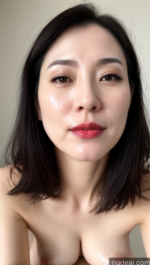 related ai porn images free for Woman One Beautiful Fairer Skin Black Hair Korean Perfect Boobs Lipstick 40s Cumshot