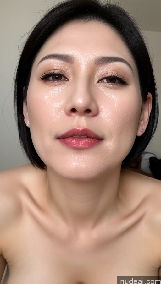related ai porn images free for Woman One Beautiful Fairer Skin Black Hair Korean Perfect Boobs Lipstick 40s Cumshot