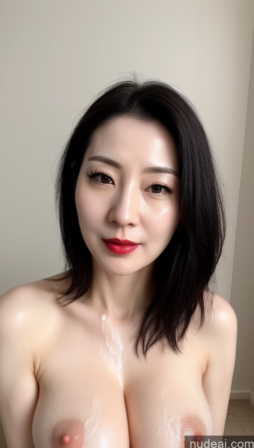 related ai porn images free for Woman One Beautiful Fairer Skin Black Hair Korean Perfect Boobs Lipstick 40s Cumshot